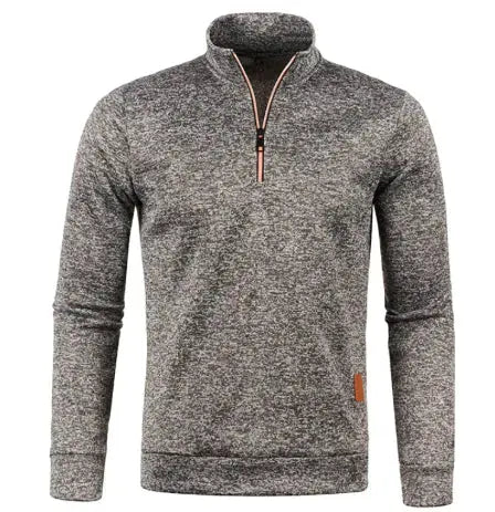 Autumn And Winter Men's Zippered Sweater J&M Cheap Store