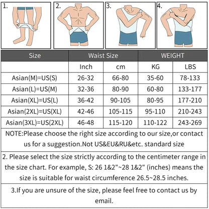 Men Slimming Body Shaper Belly Control Shapewear Man Shapers Modeling Underwear Waist Trainer Corrective Posture Vest Corset J&M Cheap Store