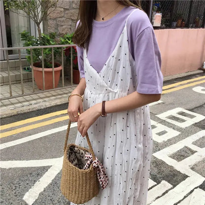 Jielur Tee Shirt Solid Color Basic T Shirt Women Casual O-neck Harajuku Summer Top Korean Hipster White Tshirt S-XL J&M Cheap Store