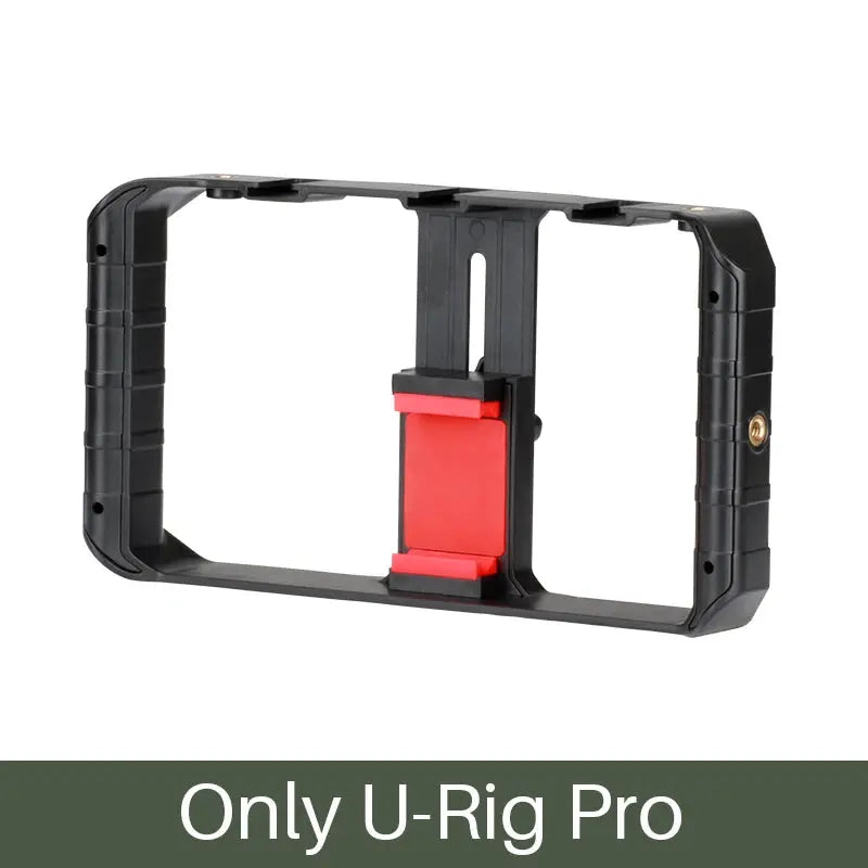 Ulanzi Smartphone Cage Filmmaking Case Small U Rig Hand Grip Phone Video Stabilizer With Cold Mount for iPhone 13 14 15 Android J&M Cheap Store