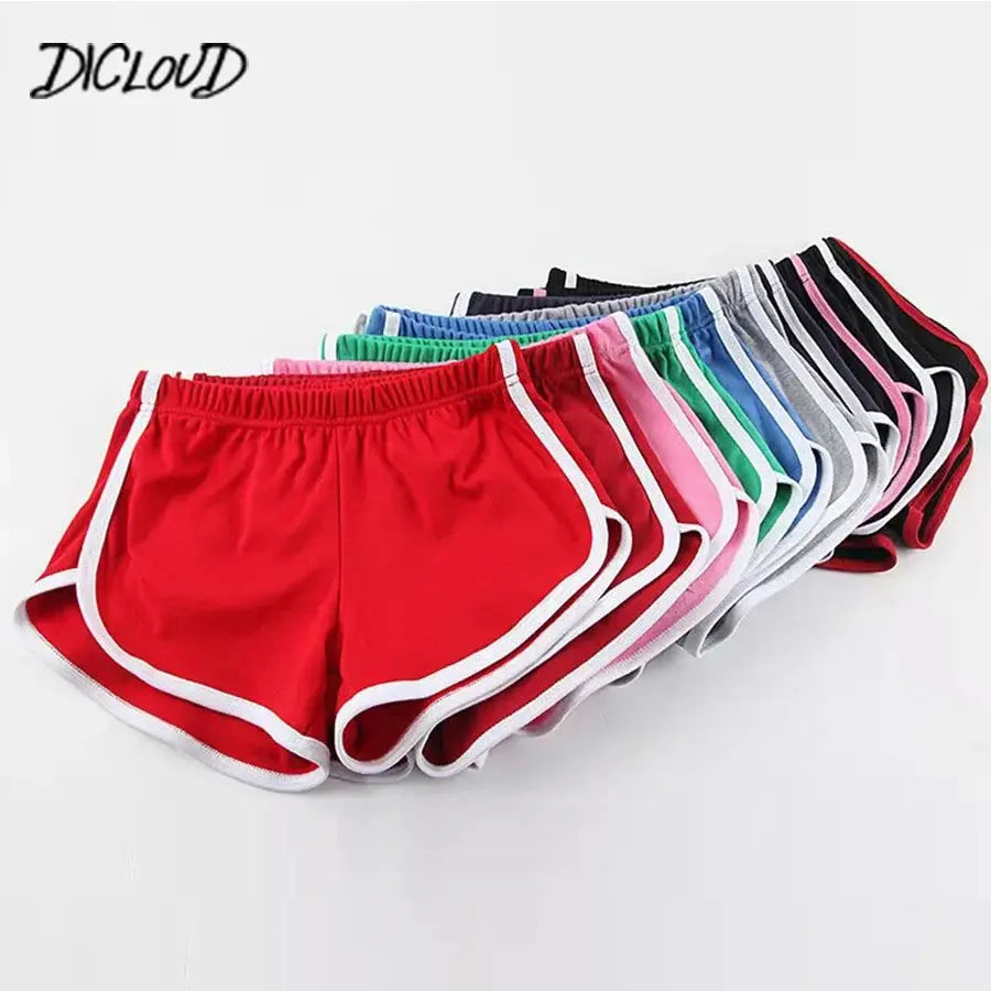 DICLOUD Fashion Stretch Waist Casual Shorts Woman High Waist Black White Shorts Harajuku Beach 2024 Sexy Short Women'S Clothing - J&M Cheap Store