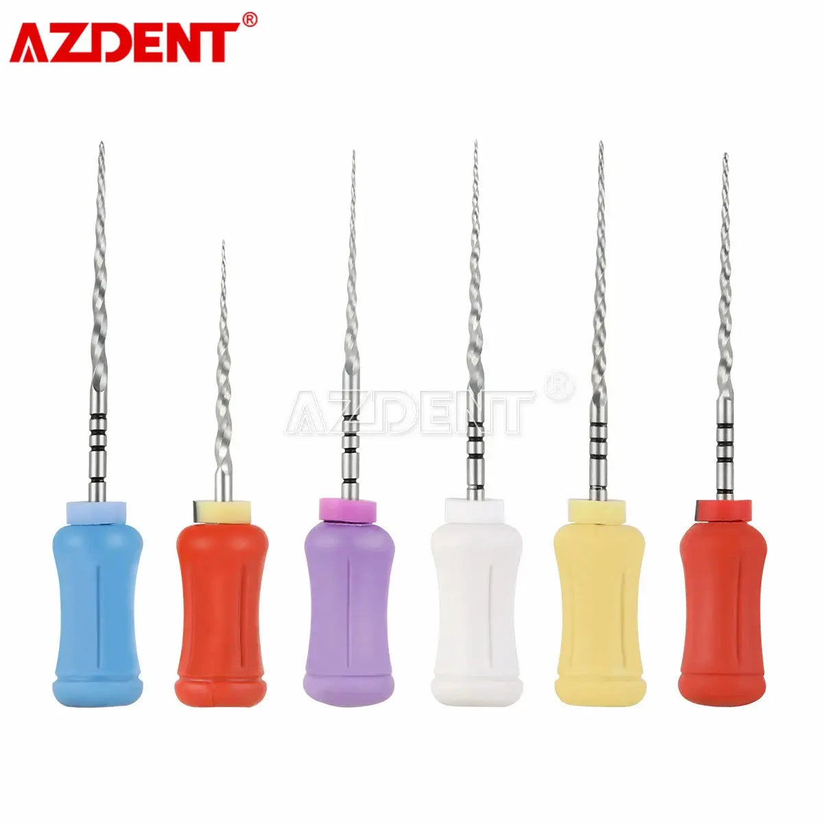 6pcs/Box AZDENT Dental Endodontics NiTi Hand Use Super Rotary File SX-F3 25mm Dental Root Canal File J&M Cheap Store