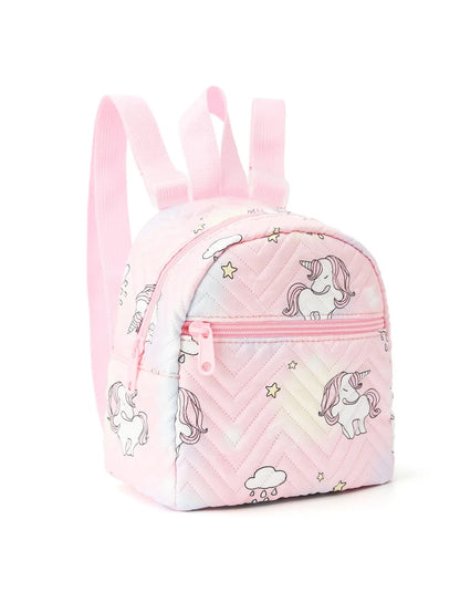 1 Pc Cute Cartoon Unicorn Diamond Print Kids Backpack Handbag For Girls, Students, Outdoor Travel, School, Holiday Gifts J&M Cheap Store