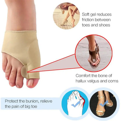 1 paar Toe Separator Hallux Valgus Bunion Corrector Hammer Kappe Haarglätter Fuß Schmerzen Relief Orthopädische Pediküre Werkzeuge Fuß Pflege J&M Cheap Store