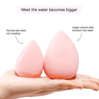 8Pcs Makeup Sponge Set Mini Finger Puff Triangle Powder Puff Soft Beauty Egg Foundation Cream Concealer Make Up Blender Tools J&M Cheap Store