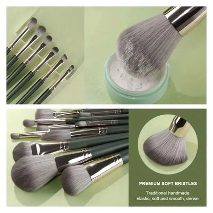 14Pcs Makeup Brushes Set Large Fluffy Soft Eye Shadow Foundation Brush Women Cosmetic Powder Blush Blending Beauty Make Up Tools J&M Cheap Store