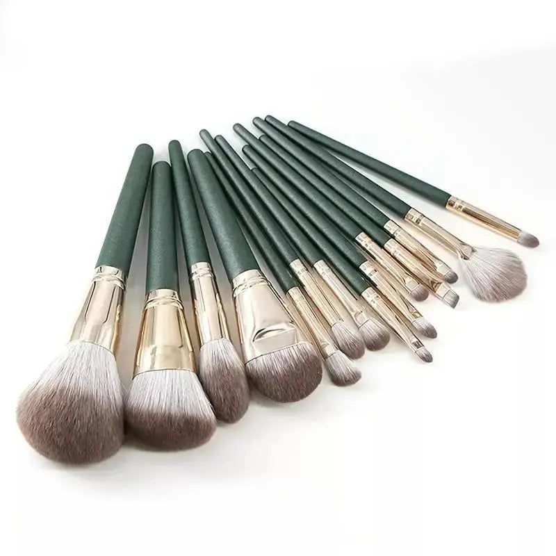 14Pcs Makeup Brushes Set Large Fluffy Soft Eye Shadow Foundation Brush Women Cosmetic Powder Blush Blending Beauty Make Up Tools J&M Cheap Store