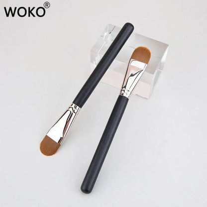 Upgraded M-191 Flat Round Ultra-thin Foundation Makeup BrushProfessional Contour Liquid  Foundation Cream Concealer Make-up Tool J&M Cheap Store