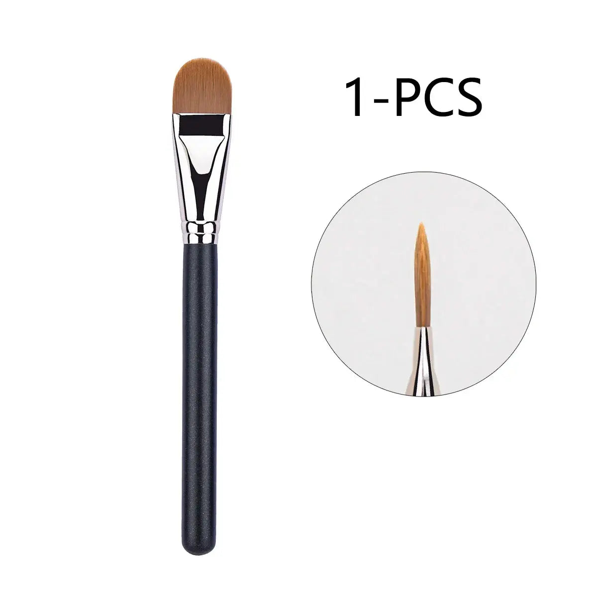 Upgraded M-191 Flat Round Ultra-thin Foundation Makeup BrushProfessional Contour Liquid  Foundation Cream Concealer Make-up Tool J&M Cheap Store