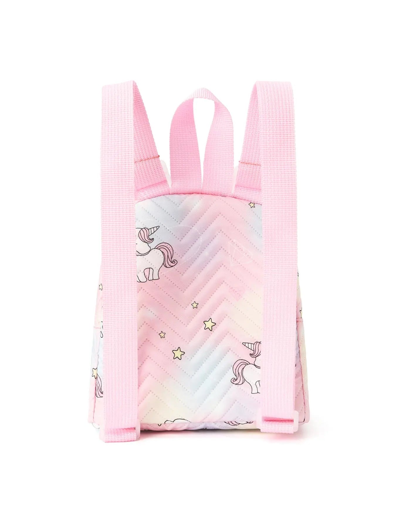 1 Pc Cute Cartoon Unicorn Diamond Print Kids Backpack Handbag For Girls, Students, Outdoor Travel, School, Holiday Gifts J&M Cheap Store