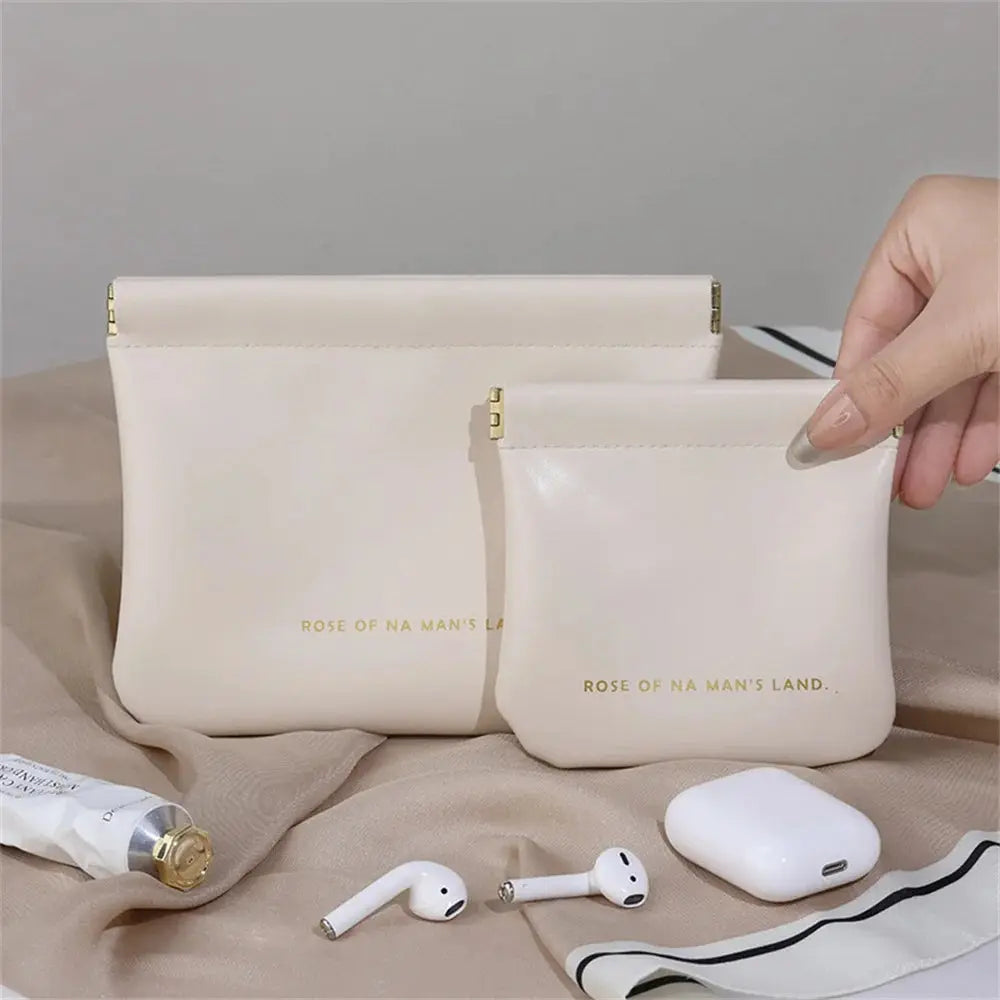 Cosmetic Bag Portable Travel Small Lipstick Cosmetic Storage Bag Make Up Pouch Data Cable Headphone Storage Bag Travel Organizer J&M Cheap Store