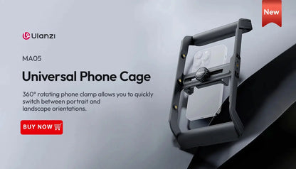 Ulanzi Smartphone Cage Filmmaking Case Small U Rig Hand Grip Phone Video Stabilizer With Cold Mount for iPhone 13 14 15 Android J&M Cheap Store