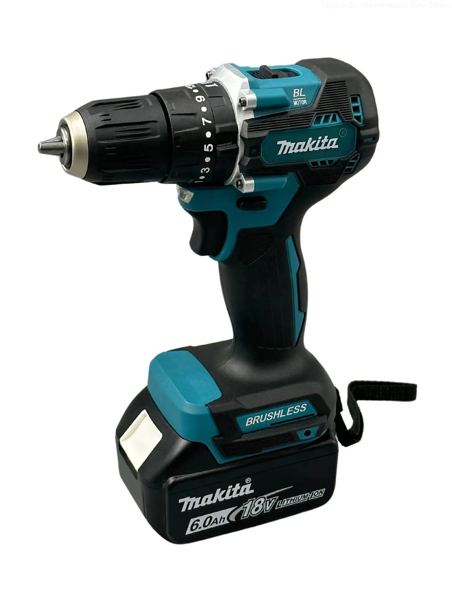 Makita DDF487 Screwdriver Cordless Percussion Drill 18V Electric Variable Speed Brushless Motor Impact Power Tools Power Drill - J&M Cheap Store