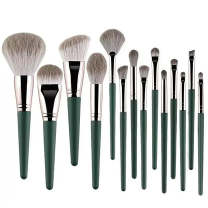 14Pcs Makeup Brushes Set Large Fluffy Soft Eye Shadow Foundation Brush Women Cosmetic Powder Blush Blending Beauty Make Up Tools J&M Cheap Store