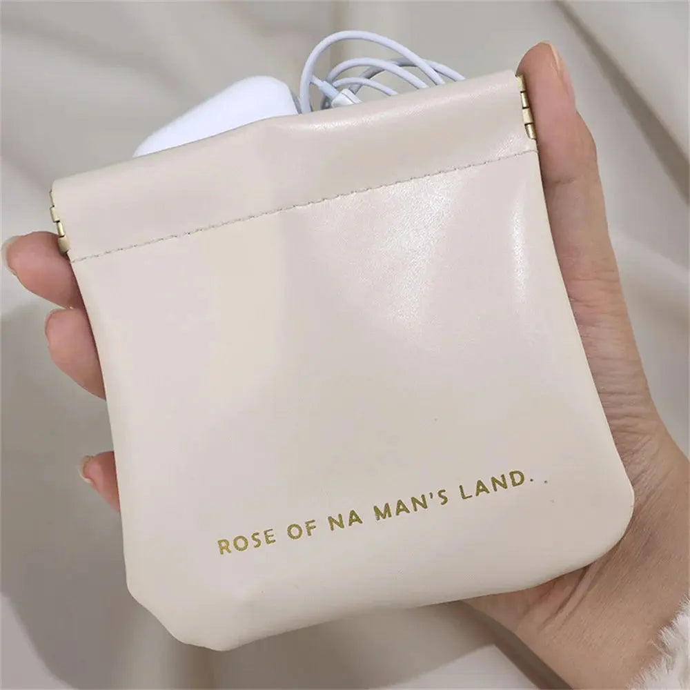 Cosmetic Bag Portable Travel Small Lipstick Cosmetic Storage Bag Make Up Pouch Data Cable Headphone Storage Bag Travel Organizer J&M Cheap Store