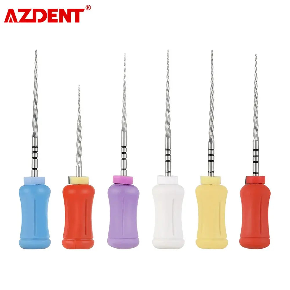 6pcs/Box AZDENT Dental Endodontics NiTi Hand Use Super Rotary File SX-F3 25mm Dental Root Canal File J&M Cheap Store