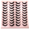 HBZGTLAD 20 pairs 3D Mink Eyelashes Thick Natural False Eyelashes Crisscross Fake Eyelashes Make Up Extension Eyelash For Beauty J&M Cheap Store