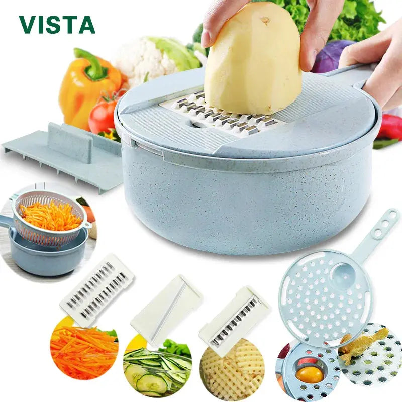 Vegetable Chopper Multifunctional Grater Cutter Kitchen Accessories Manual Fruit Slicer Potatos Shredders Cheese Onions Slicers J&M Cheap Store