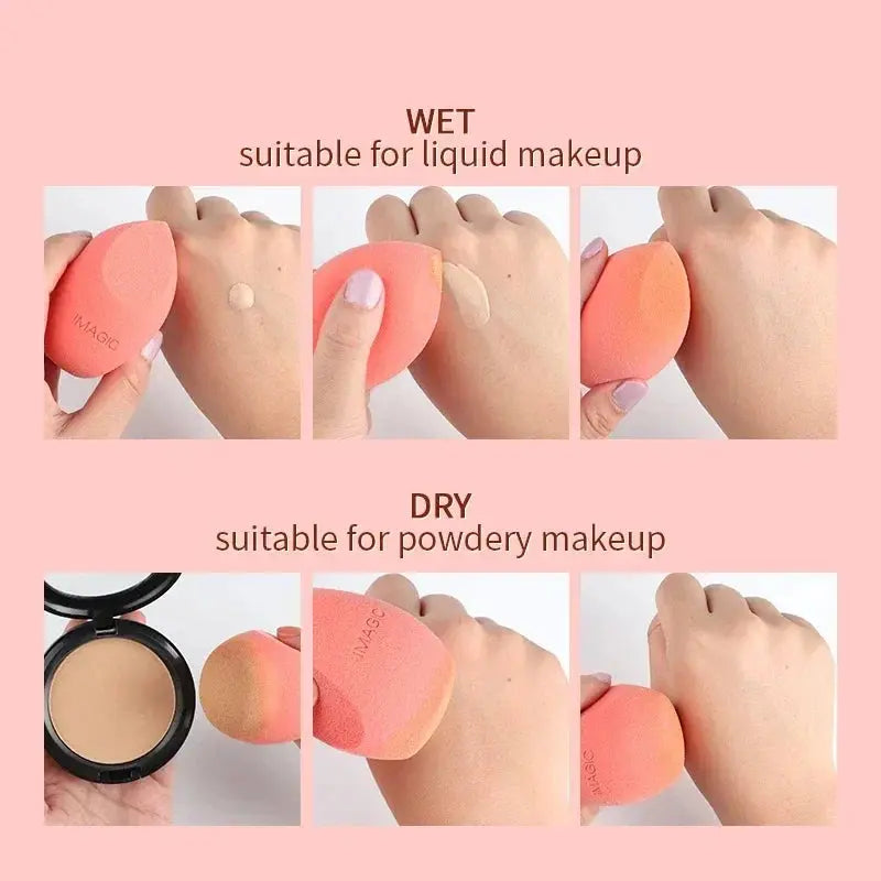 Professional Cosmetic Puff Makeup Sponge Puff  For Foundation Beauty Cosmetic Make Up Sponge Makeup Blender Cosmetic Puff J&M Cheap Store