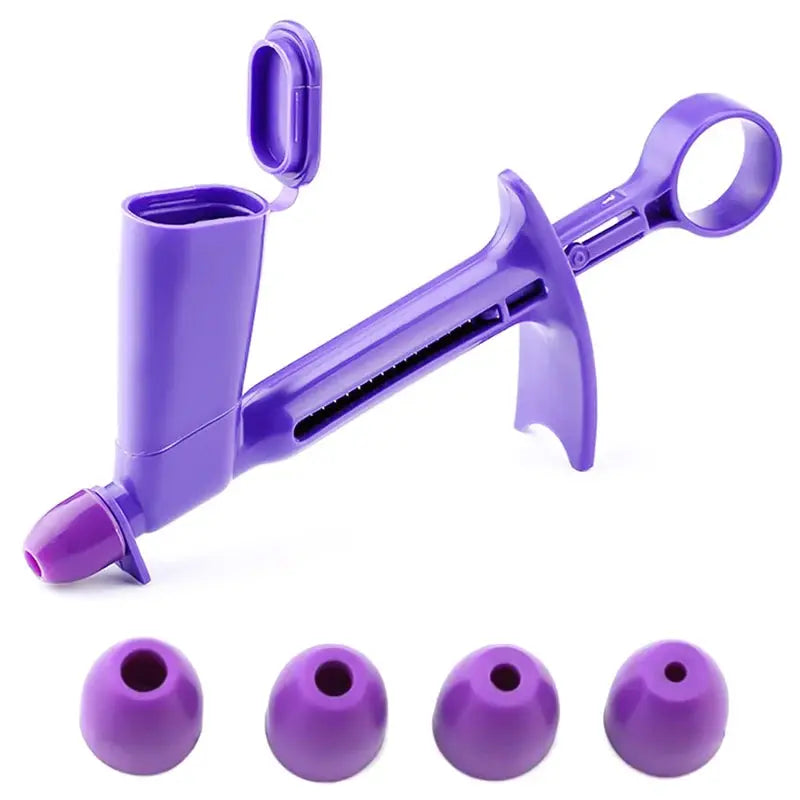 DIY Baking Tools Detachable Pearl Applicator with 4 Transfer Heads Cake Topper Pearl Gun Ball Applicator Meatball Coating Tool J&M Cheap Store