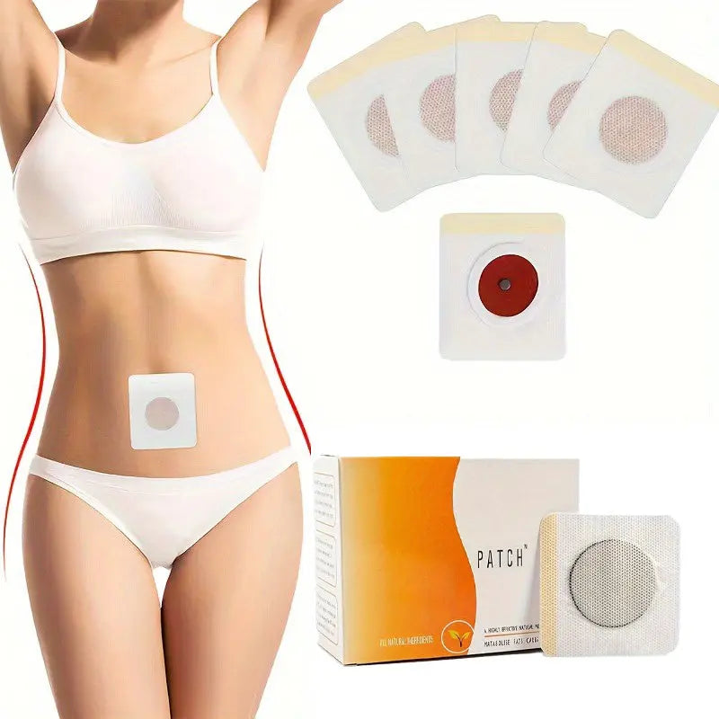 Navel Belly Button Patch Slimming Patch Abdomen Magnetic Detox Sticker J&M Cheap Store