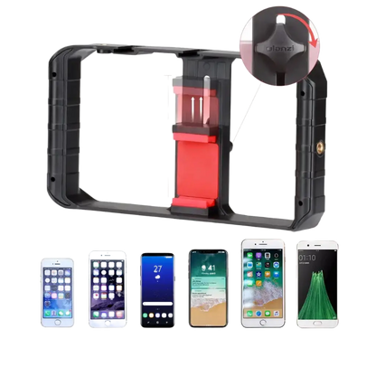 Ulanzi Smartphone Cage Filmmaking Case Small U Rig Hand Grip Phone Video Stabilizer With Cold Mount for iPhone 13 14 15 Android J&M Cheap Store