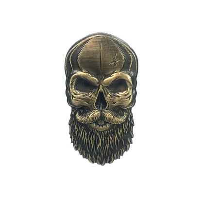 3D Beard Skull Pin J&M Cheap Store